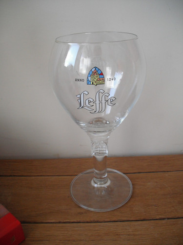 Leffe stemmed beer glass - stemmed,
