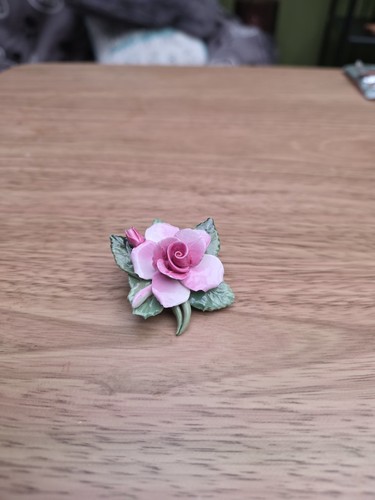 Porcelain flower brooch - flower,