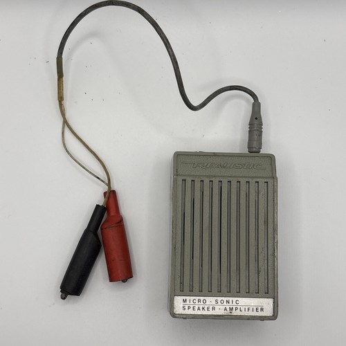 Vintage realistic micro - realistic, sonic