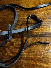 Havana Leather And Pimple Rubber Reins  Cob Size (52 Inches)