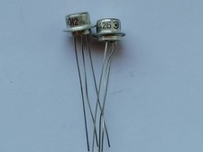 2x NOS Vintage germanium transistors for Low Gain Fuzz Face distortion boost