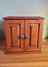 Edwardian Oak Table Top Chest