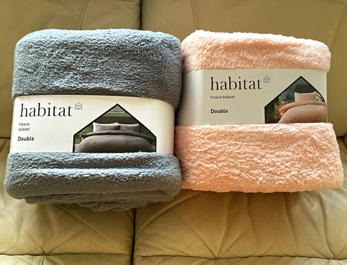 Habitat double fleece duvet - habitat,