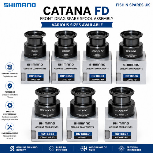 Shimano catana reel front - catana,
