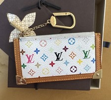 Louis Vuitton x Takashi Murakami multicolour pochette cles key pouch