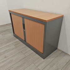 Desk-Height Tambour Cupboard