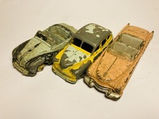 Dinky Toys : Job Lot x 3 Cars Inc Cadillac - For Restoration - Vintage (ref46)