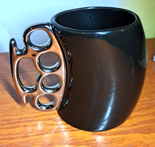 Brass knuckles coffee - coffee, mug