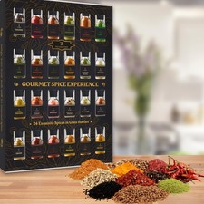 Spices Gift Set 24 Gourmet Herbs Rubs Seasoning for Cooking Men Women Gift
