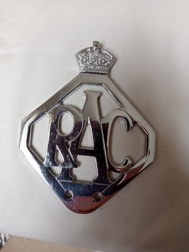 Vintage rac car badge early - badge,