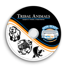 TRIBAL ANIMALS CLIPART