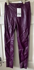 BNWT Purple ZARA Faux Leather