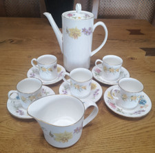 Vinage Royal Worcester Coffee Set 1972 Kentmere