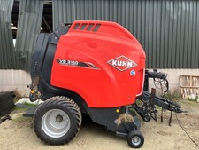 2021 KUHN VB P3165 Opticut Round Baler 8200 Bale Count 5 Belts