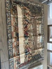Tapestry Of The Last Supper. Flemish Made. Never Hung. Ex Cond