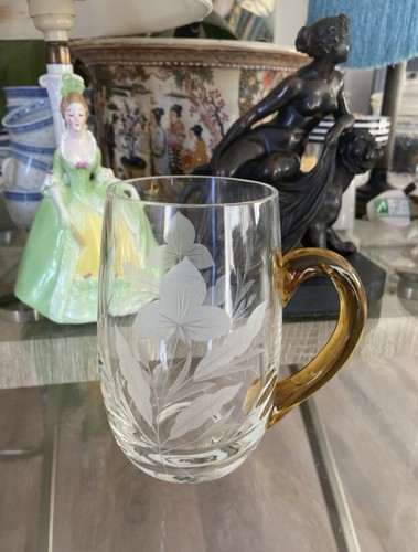 Vintage hand blown - blown, glass
