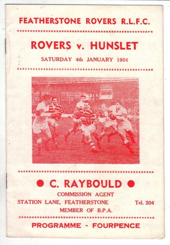 Featherstone rovers hunslet - rovers, v