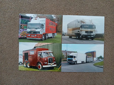 4 x truck photos funfair / showground ERF FODEN & ATKINSON 6 x 4in