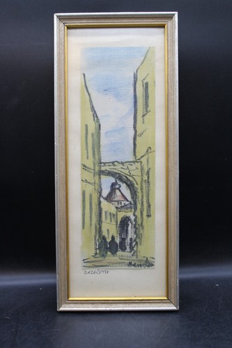Signed original watercolor - signed,