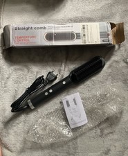 Straight Comb Temperature Control Hair Straightener With EU Plug - New In Box 