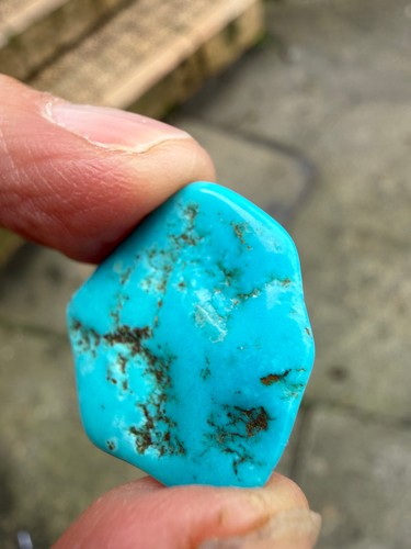Flat crystal turquoise - flat,