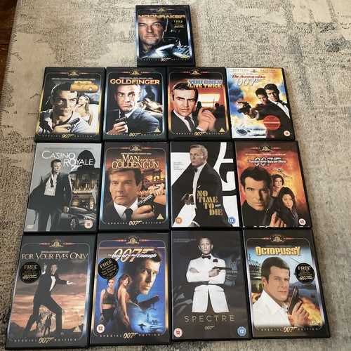 James bond dvd bundle 13 - james,