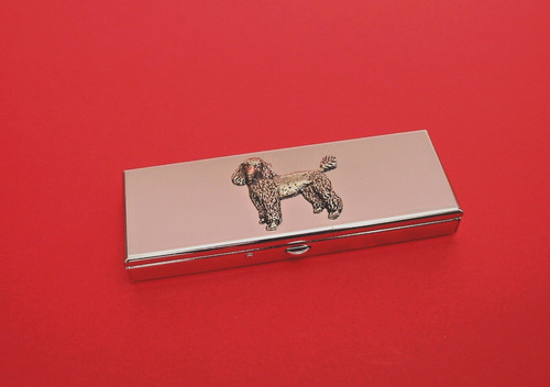 Poodle pewter motif - motif, seven