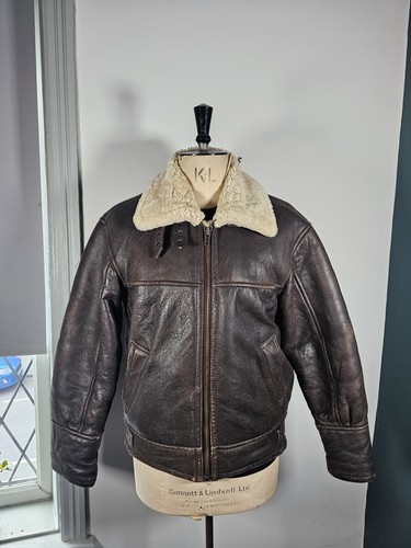 Vintage shearling sheepskin - b3,