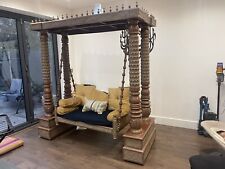 Antique Indian Pakistani Jhoola Swing Seat Sofa