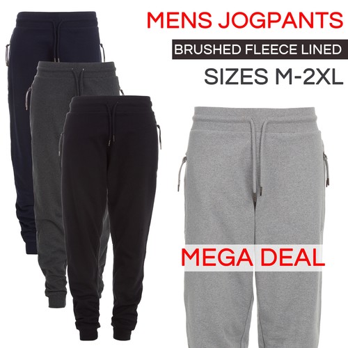 Mens jogpants plain sweatpants - mens,