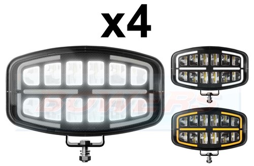 Rectangular oval led - 4x,