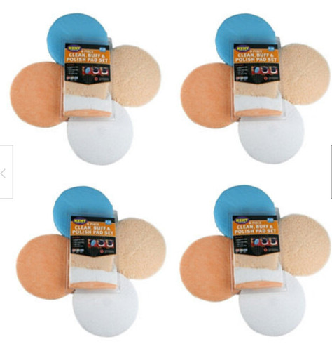 8pc assorted bonnet polishing - assorted,