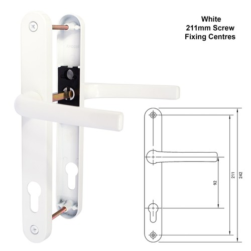 Upvc door handle pioneer - handle, plus