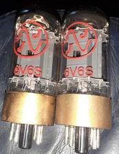 6V6S 6v6gt JJ Tubes X 2
