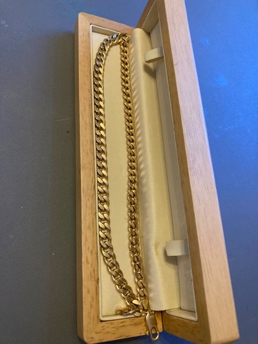 Solid 9ct gold curb chain - curb,