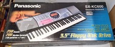 Panasonic Electronic Keyboard SX-KC600 61 Keys Boxed + Power Adaptor Used