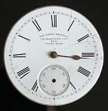 Key wind pocket watch - key,