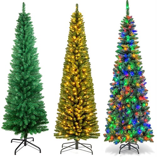 Slim christmas tree pencil - christmas,