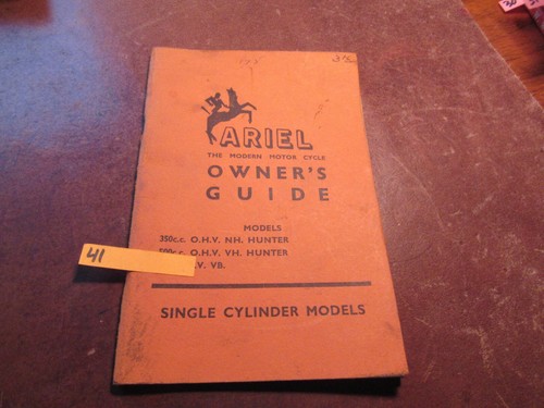 Ariel owners guide 350 - guide,
