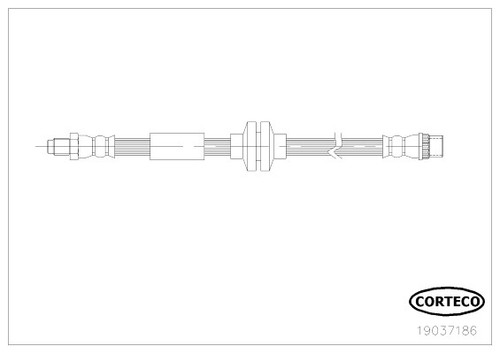 Brake hose for - for, renault