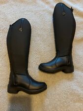 Mountain Horse Ladies Size 4 Black Active Winter High Rider Boots Fleece Lined