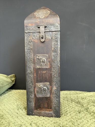 Antique wooden wine bottle - wine,