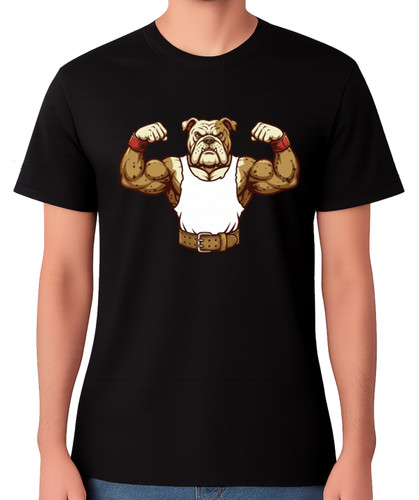 English bulldog strong muscle - english,