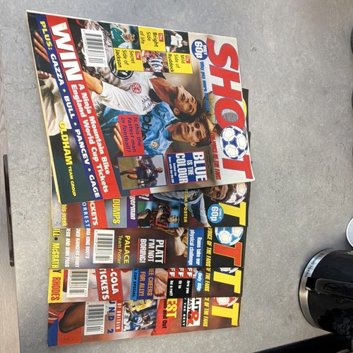Shoot football magazine lot - shoot, 6