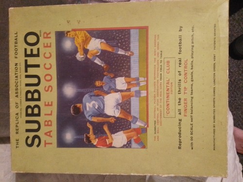 Vintage subbuteo table soccer - vintage,