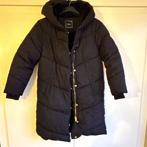 Next girls black long hooded - next,
