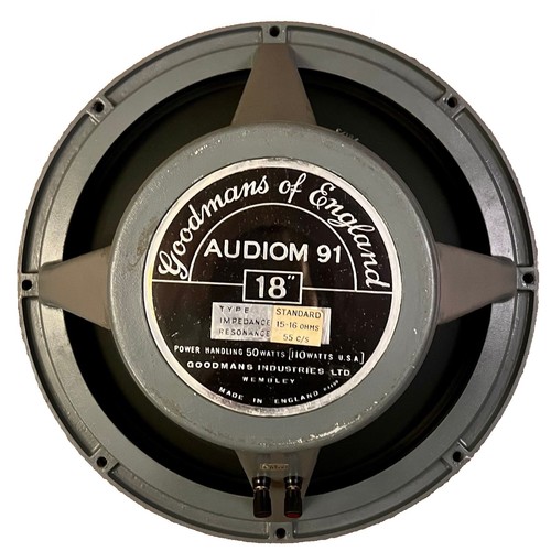 Vintage 1964 goodmans - goodmans, 12”
