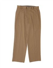 DOCKERS Mens Straight Chino Trousers W33 L30 Beige Cotton BM07