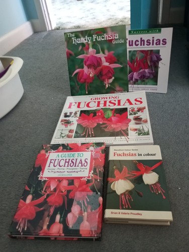 Bundle books on fuchsias - books,