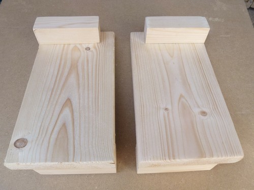 02no softwood bench - softwood, hooks